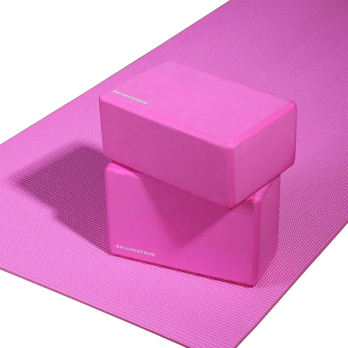All Purpose 1/4-Inch High Density Anti-Tear Exercise Yoga Mat with Carrying Strap, Multiple Colors