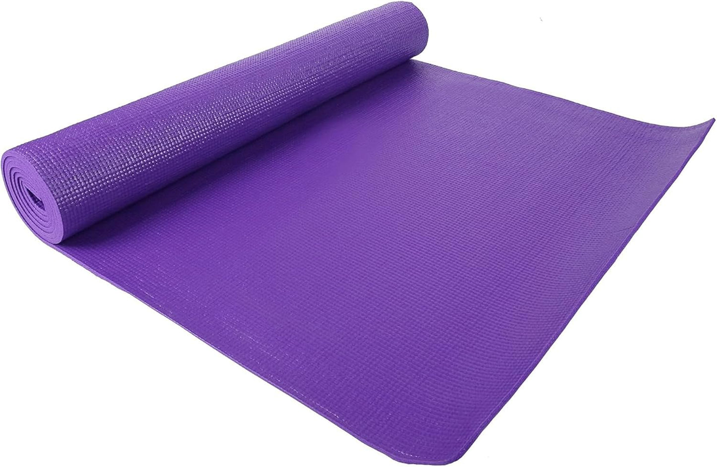 All Purpose 1/4-Inch High Density Anti-Tear Exercise Yoga Mat with Carrying Strap, Multiple Colors