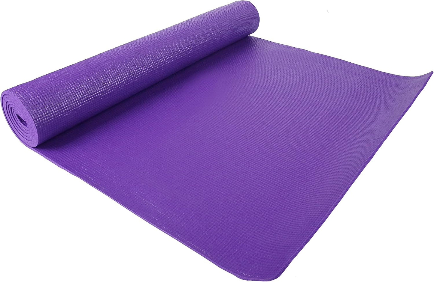 All Purpose 1/4-Inch High Density Anti-Tear Exercise Yoga Mat with Carrying Strap, Multiple Colors