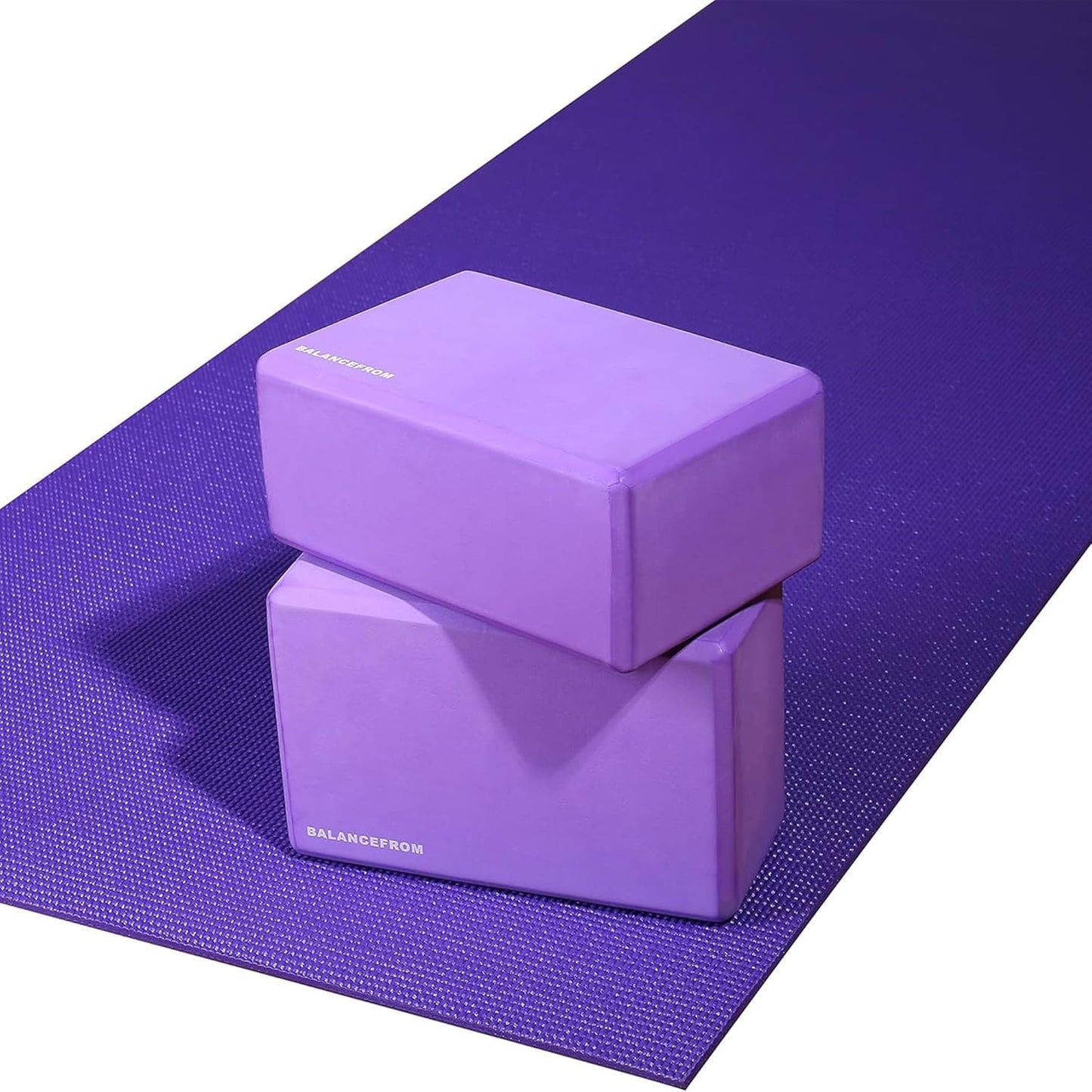 All Purpose 1/4-Inch High Density Anti-Tear Exercise Yoga Mat with Carrying Strap, Multiple Colors
