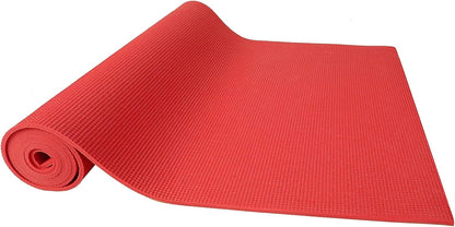 All Purpose 1/4-Inch High Density Anti-Tear Exercise Yoga Mat with Carrying Strap, Multiple Colors