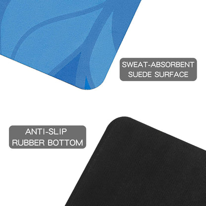 Foldable Yoga Mat, Non-slip Suede Fitness Mat With Carry Bag for Hot Yoga, Exercise, Pilates, 1.5mm Thick Lightweight Exercise Yoga Mat for Women