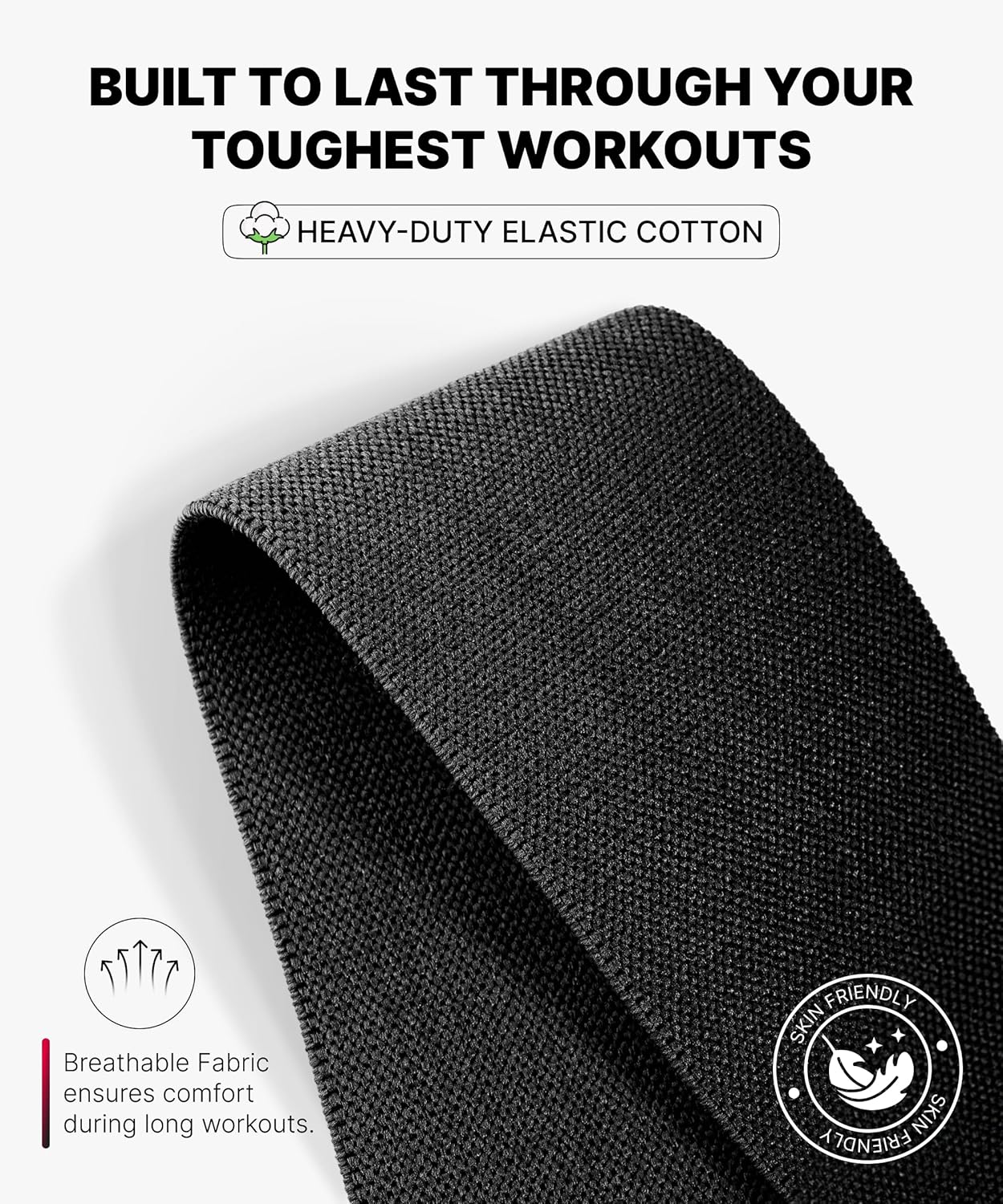 Knee Sleeves for Weightlifting (Pair) 78" Knee Wraps for Squats, Powerlifting & Joint Stability