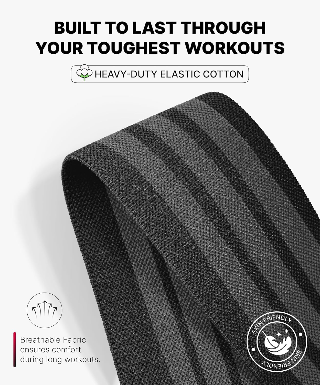 Knee Sleeves for Weightlifting (Pair) 78" Knee Wraps for Squats, Powerlifting & Joint Stability
