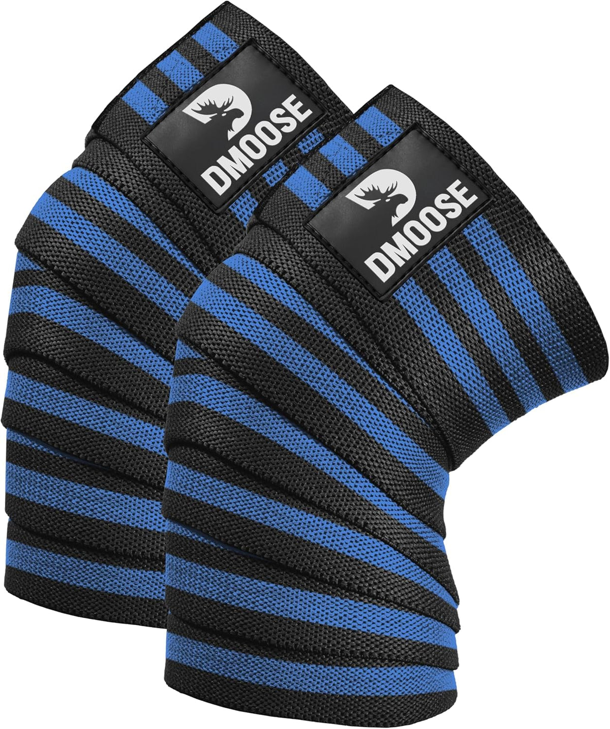 Knee Sleeves for Weightlifting (Pair) 78" Knee Wraps for Squats, Powerlifting & Joint Stability