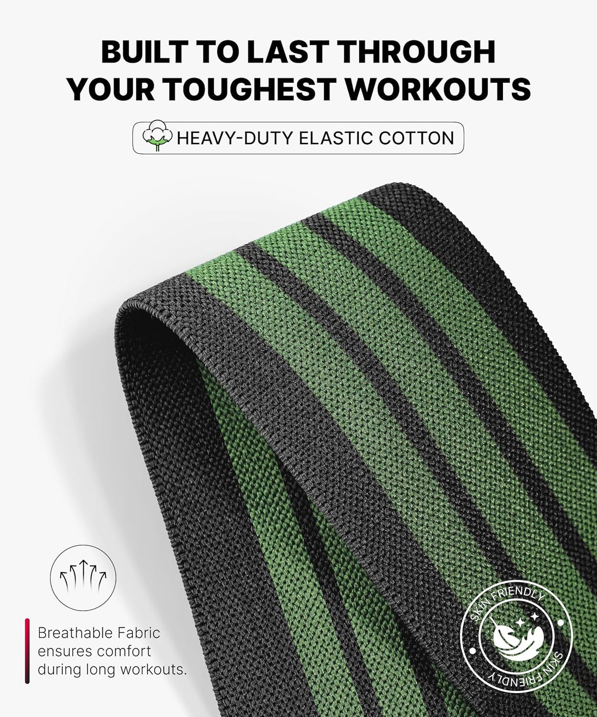 Knee Sleeves for Weightlifting (Pair) 78" Knee Wraps for Squats, Powerlifting & Joint Stability