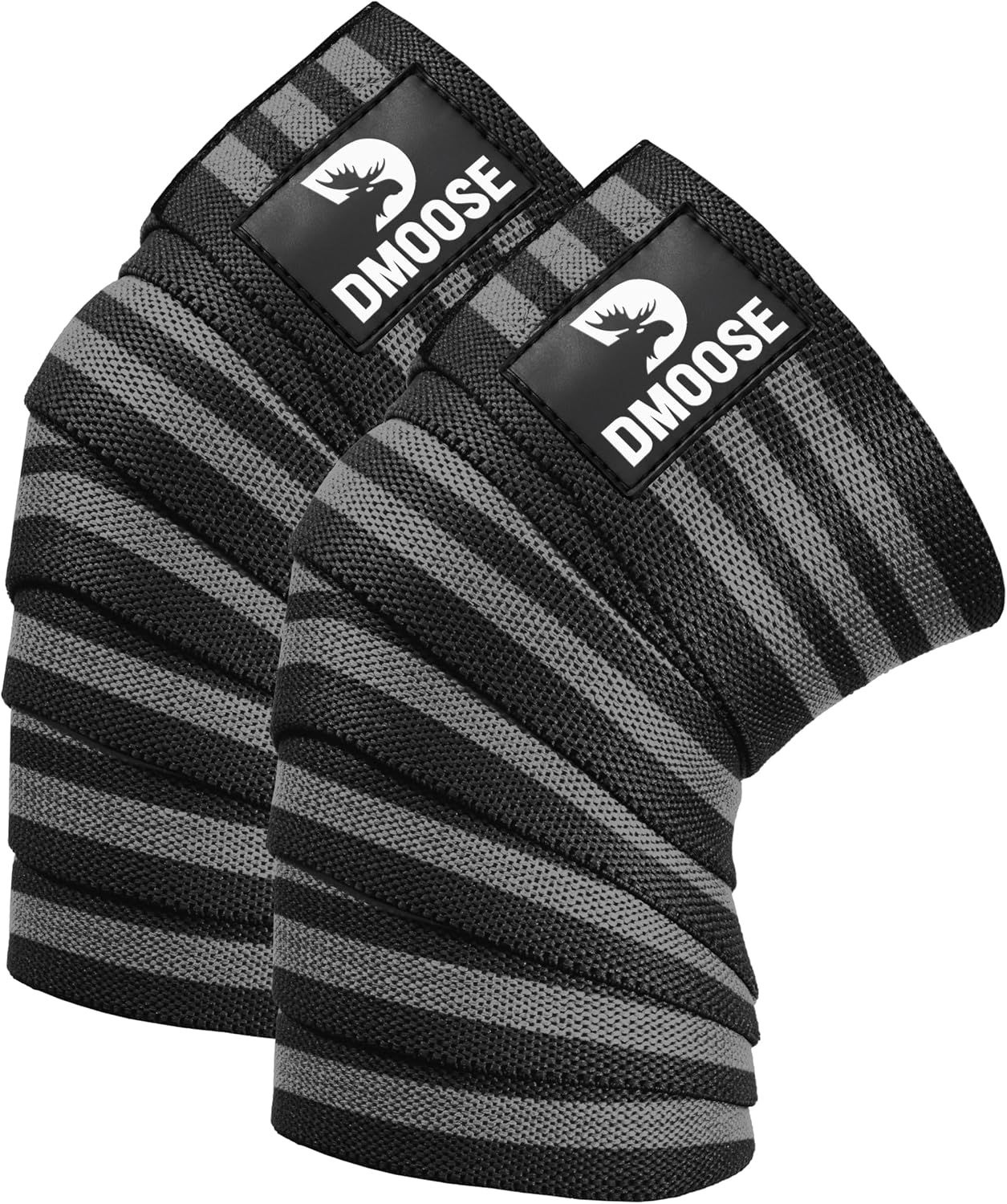 Knee Sleeves for Weightlifting (Pair) 78" Knee Wraps for Squats, Powerlifting & Joint Stability