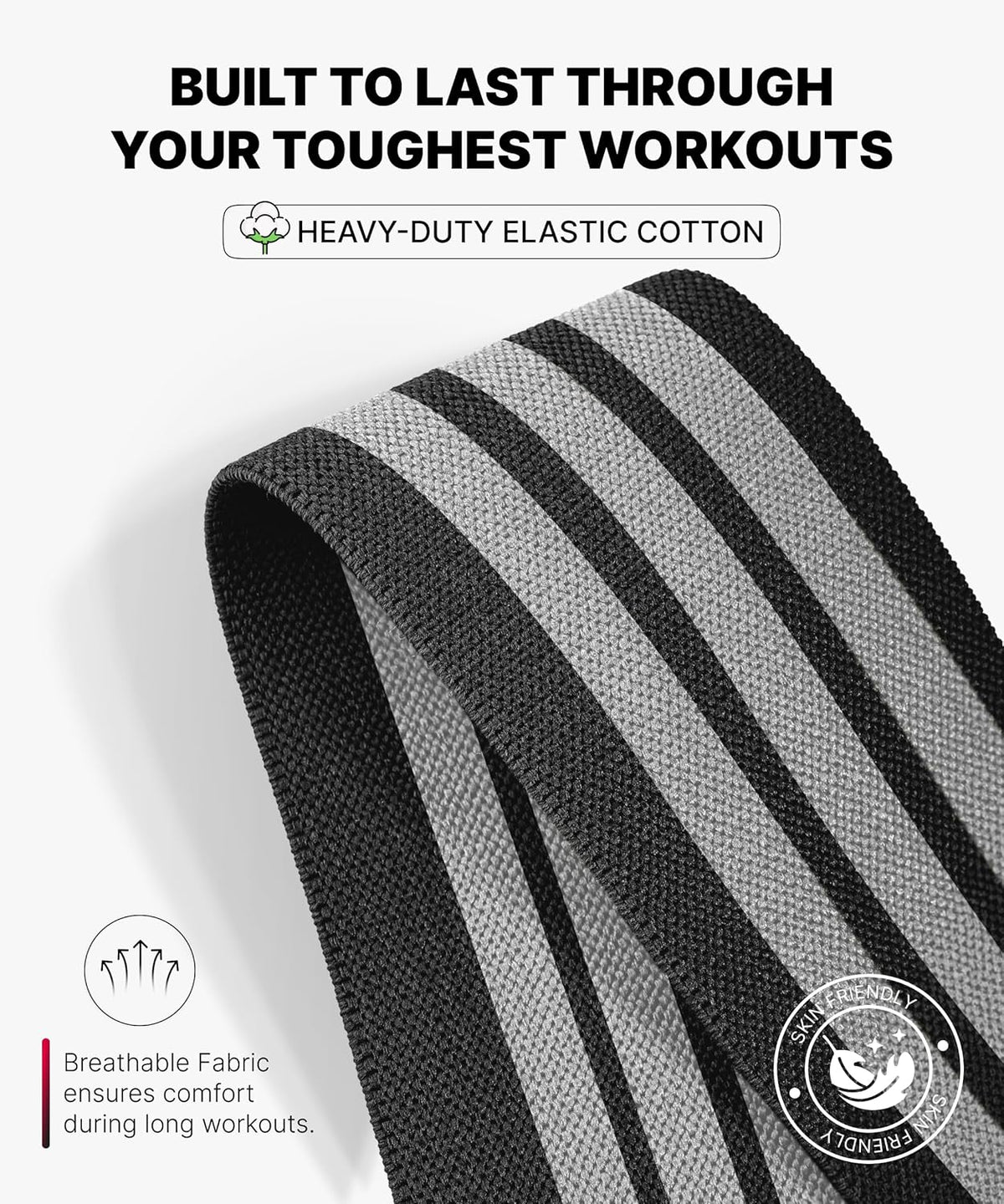 Knee Sleeves for Weightlifting (Pair) 78" Knee Wraps for Squats, Powerlifting & Joint Stability