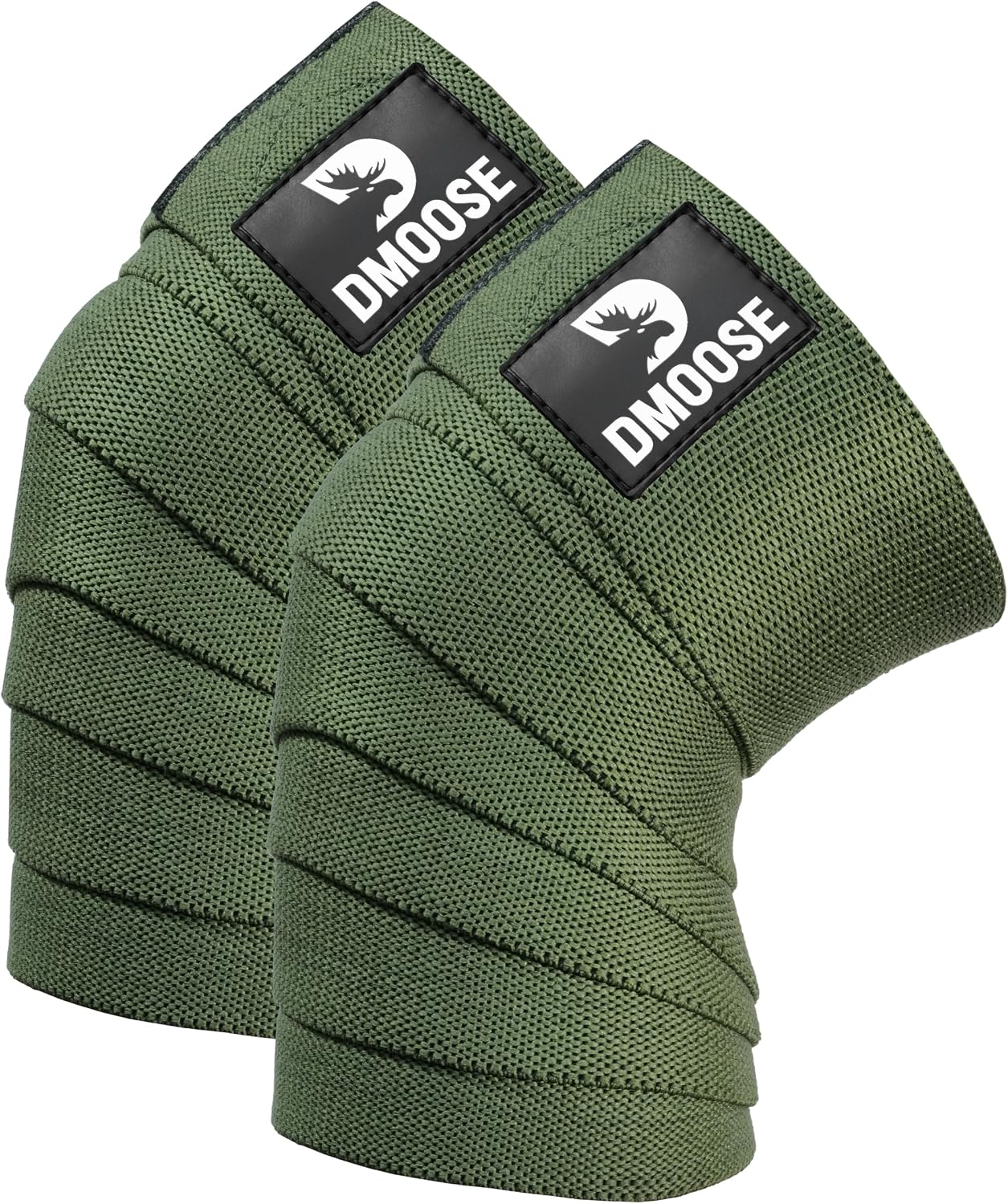 Knee Sleeves for Weightlifting (Pair) 78" Knee Wraps for Squats, Powerlifting & Joint Stability