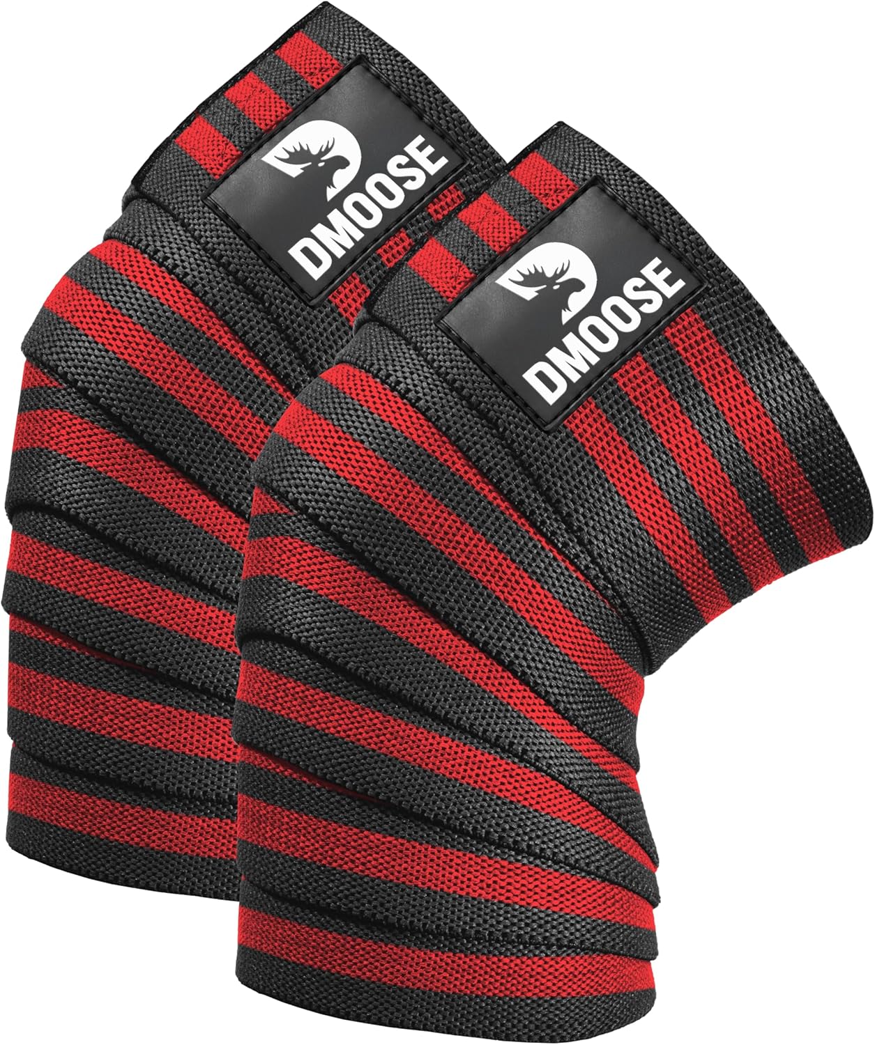 Knee Sleeves for Weightlifting (Pair) 78" Knee Wraps for Squats, Powerlifting & Joint Stability
