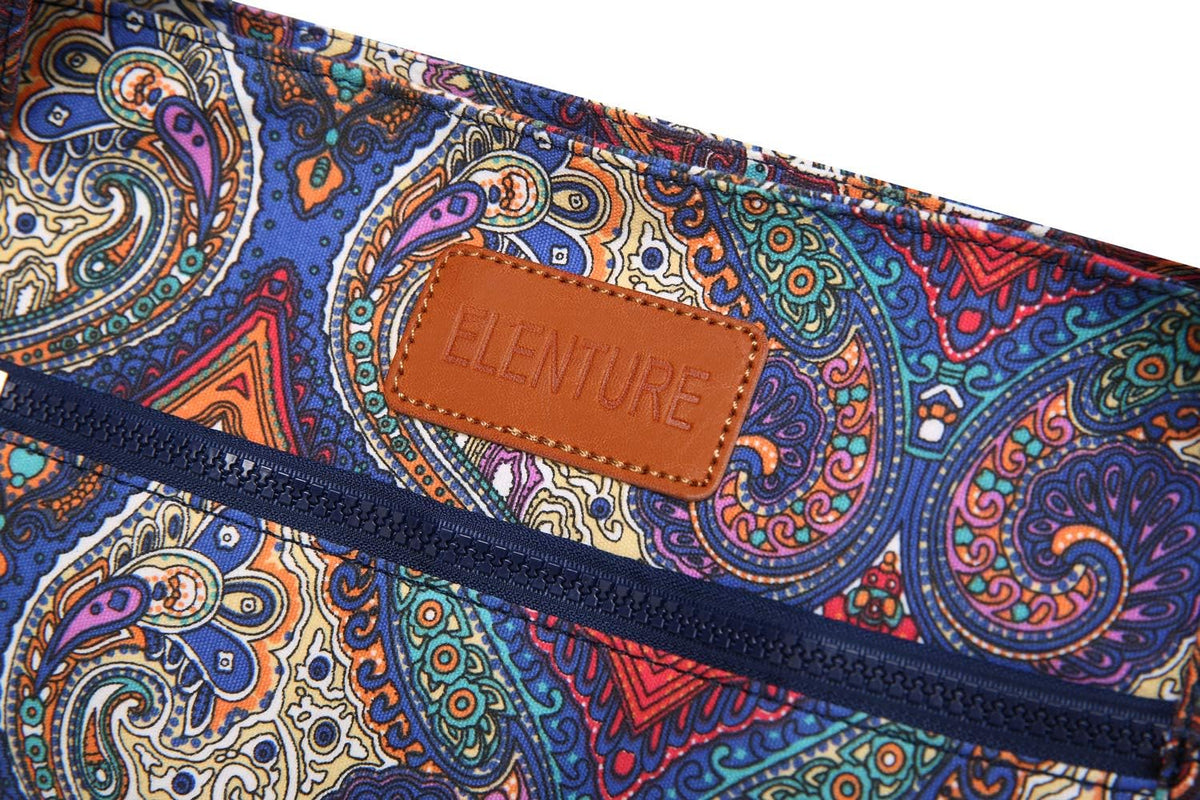 Large Yoga Mat Bag for Women Men, Travel Gym Bag for Pilates Office Beach Workout, Yoga Mat Tote Carrier with Mat Strap for 1/4" 1/2" Thick Exercise Yoga Mat