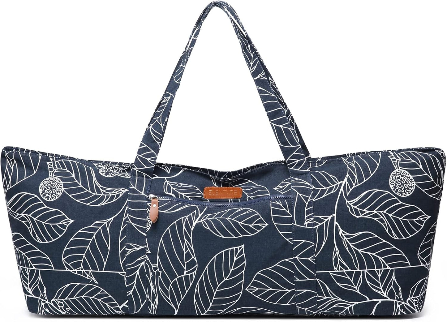 Large Yoga Mat Bag for Women Men, Travel Gym Bag for Pilates Office Beach Workout, Yoga Mat Tote Carrier with Mat Strap for 1/4" 1/2" Thick Exercise Yoga Mat