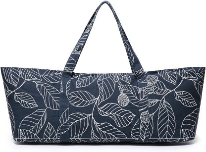 Large Yoga Mat Bag for Women Men, Travel Gym Bag for Pilates Office Beach Workout, Yoga Mat Tote Carrier with Mat Strap for 1/4" 1/2" Thick Exercise Yoga Mat