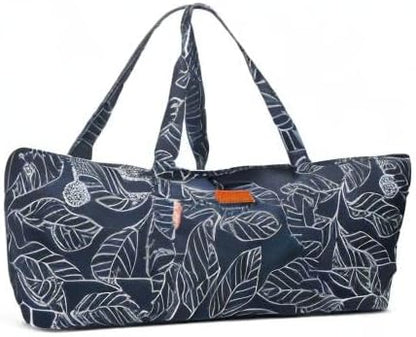Large Yoga Mat Bag for Women Men, Travel Gym Bag for Pilates Office Beach Workout, Yoga Mat Tote Carrier with Mat Strap for 1/4" 1/2" Thick Exercise Yoga Mat