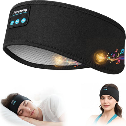 Sleep Headphones Wireless, Bluetooth Sports Headband Headphones with Ultra-Thin HD Stereo Speakers Perfect for Sleeping,Workout,Jogging,Yoga,Insomnia, Air Travel, Meditation (Grey)