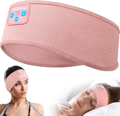 Sleep Headphones Wireless, Bluetooth Sports Headband Headphones with Ultra-Thin HD Stereo Speakers Perfect for Sleeping,Workout,Jogging,Yoga,Insomnia, Air Travel, Meditation (Grey)