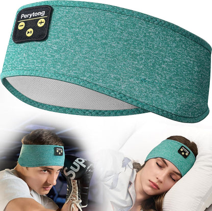 Sleep Headphones Wireless, Bluetooth Sports Headband Headphones with Ultra-Thin HD Stereo Speakers Perfect for Sleeping,Workout,Jogging,Yoga,Insomnia, Air Travel, Meditation (Grey)