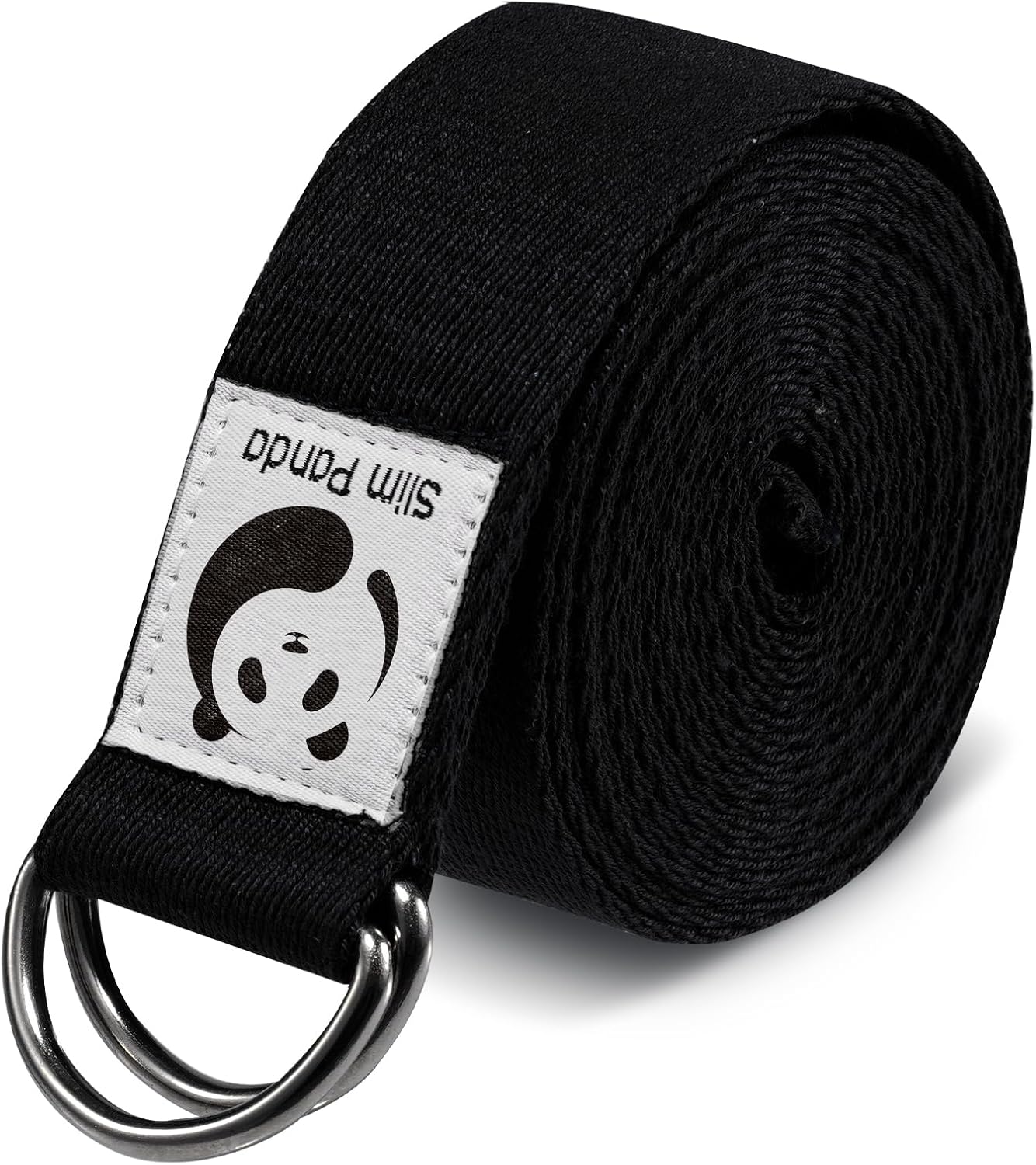 Yoga Strap for Stretching,Cotton Yoga Strap with Adjustable D-Ring Buckle,Non-Elastic Yoga Belt for Pilates,Gym Workouts,Physical Therapy,Improve Flexibility