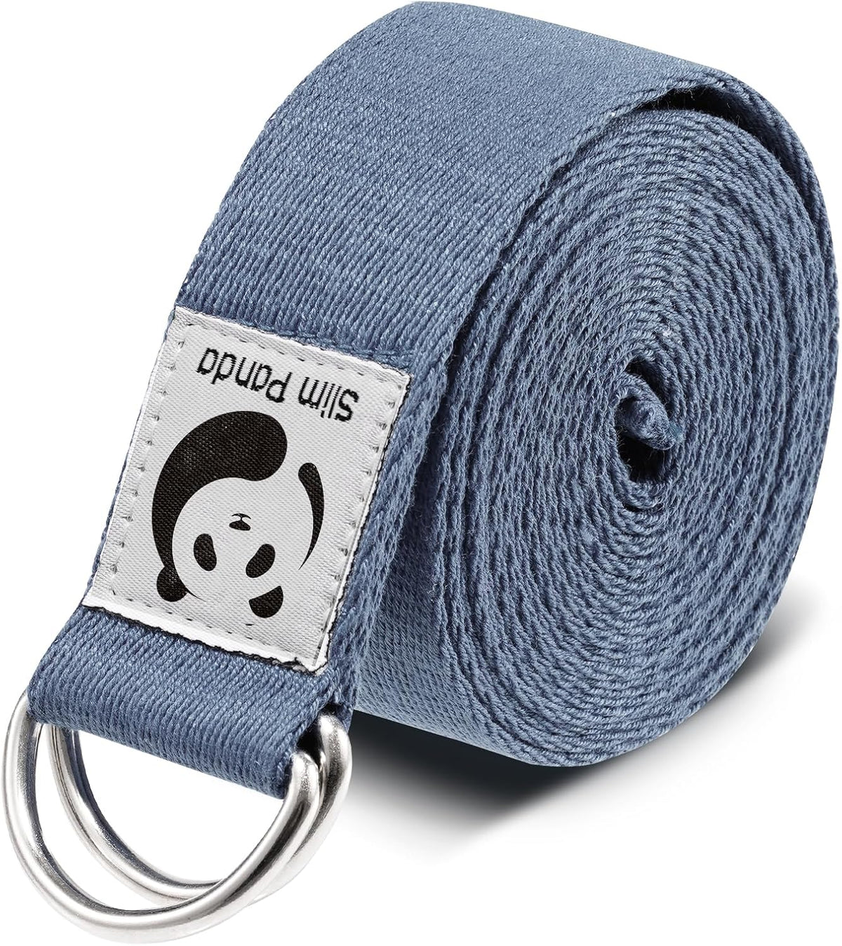 Yoga Strap for Stretching,Cotton Yoga Strap with Adjustable D-Ring Buckle,Non-Elastic Yoga Belt for Pilates,Gym Workouts,Physical Therapy,Improve Flexibility