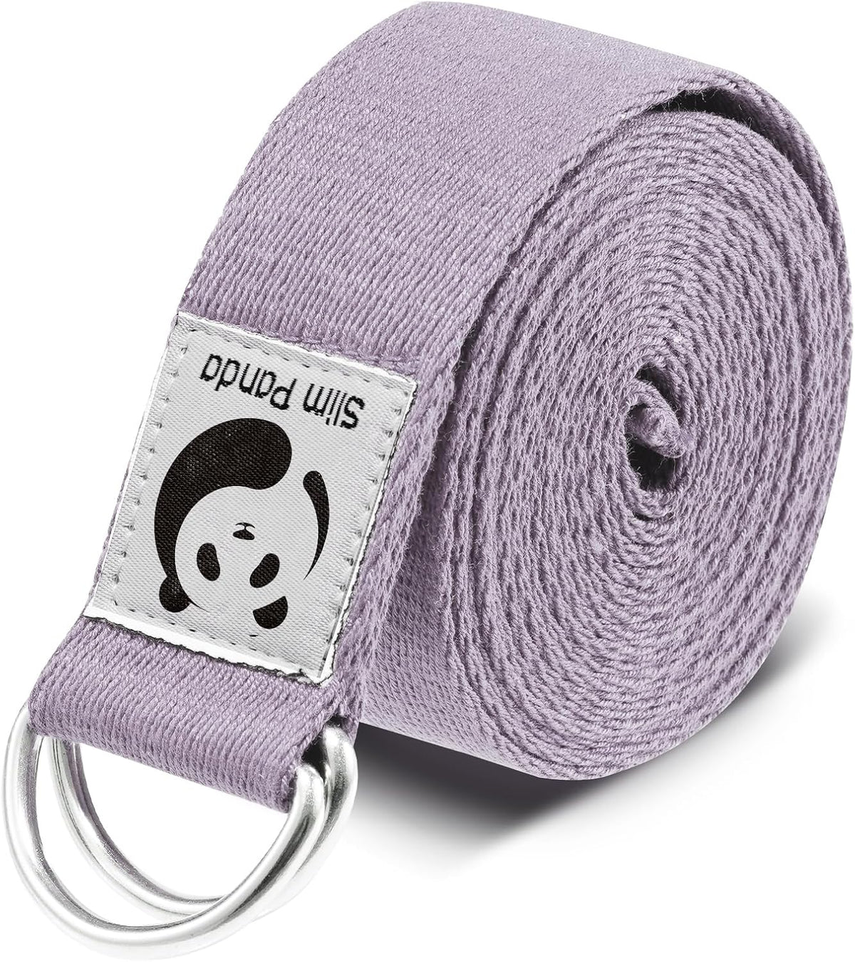 Yoga Strap for Stretching,Cotton Yoga Strap with Adjustable D-Ring Buckle,Non-Elastic Yoga Belt for Pilates,Gym Workouts,Physical Therapy,Improve Flexibility