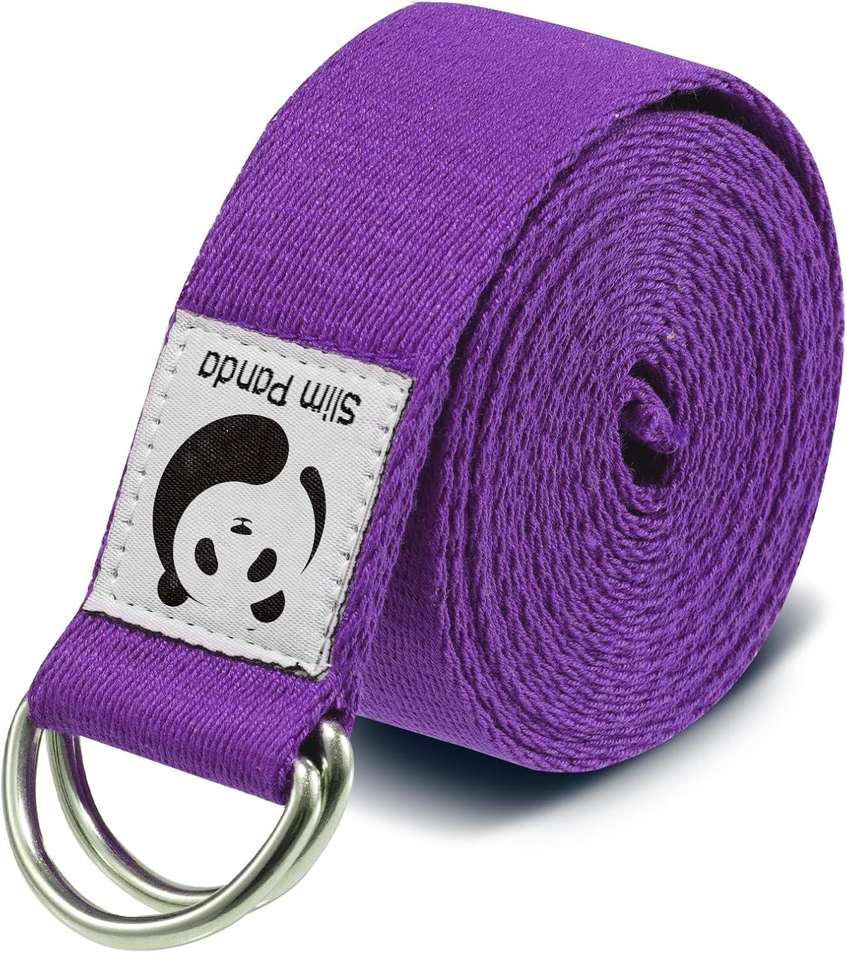 Yoga Strap for Stretching,Cotton Yoga Strap with Adjustable D-Ring Buckle,Non-Elastic Yoga Belt for Pilates,Gym Workouts,Physical Therapy,Improve Flexibility