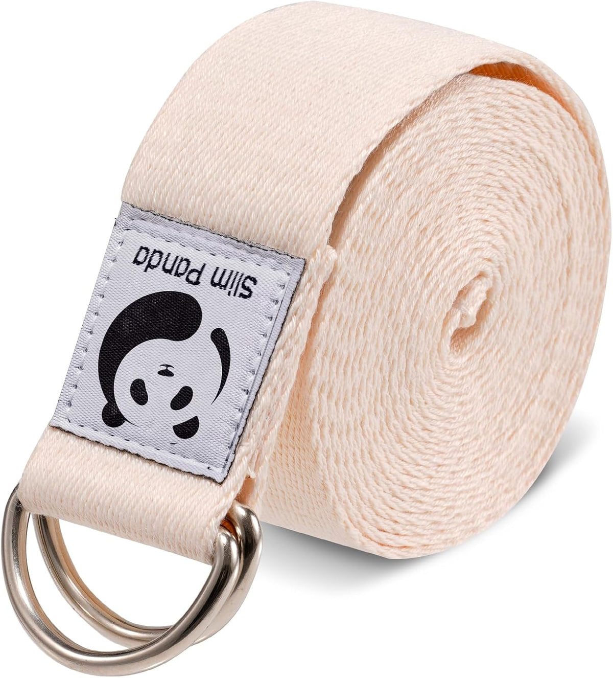 Yoga Strap for Stretching,Cotton Yoga Strap with Adjustable D-Ring Buckle,Non-Elastic Yoga Belt for Pilates,Gym Workouts,Physical Therapy,Improve Flexibility