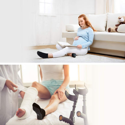 Unisex Non Slip Grip Socks with Cushion for Yoga Pilates Barre Home & Hospital