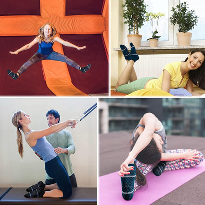 Unisex Non Slip Grip Socks with Cushion for Yoga Pilates Barre Home & Hospital