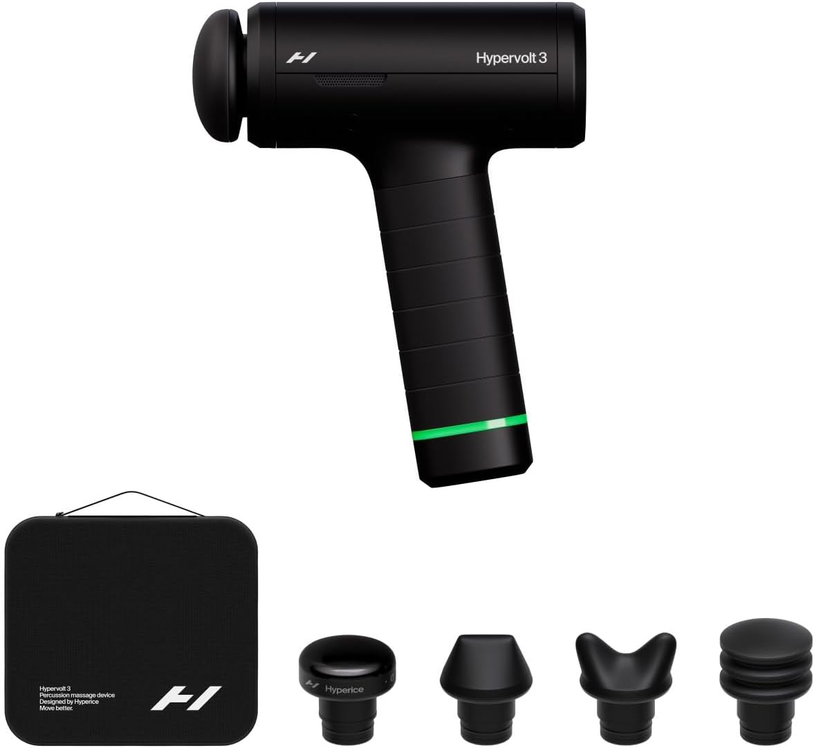 Hypervolt 3 Percussion Massage Gun Heated Head Premium Carry Case