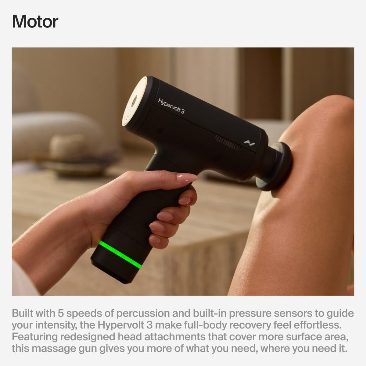 Hypervolt 3 Percussion Massage Gun Heated Head Premium Carry Case
