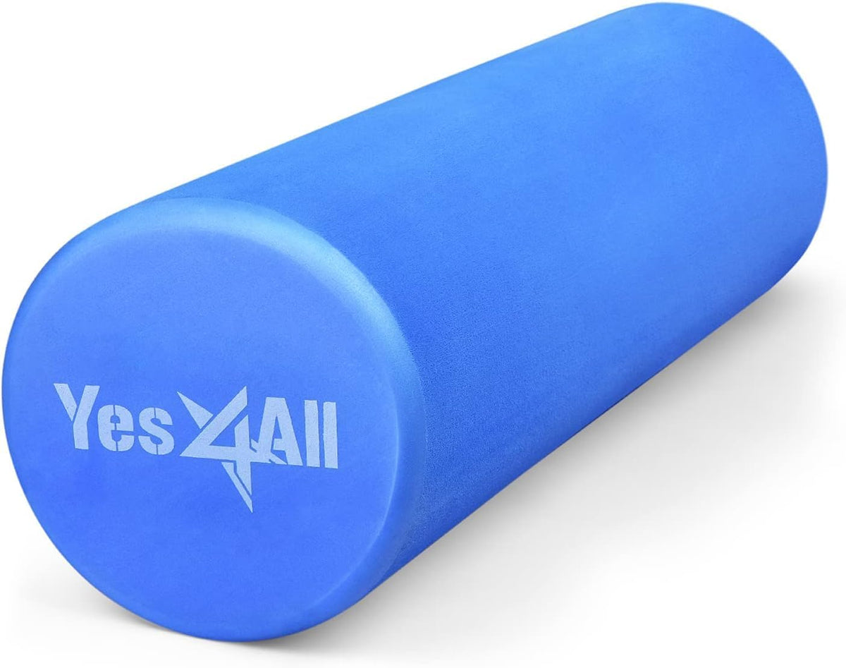 EVA Firm Foam Roller for Back - Round Back Roller for Exercise, Yoga & Pilates 12/18/24/36 inch