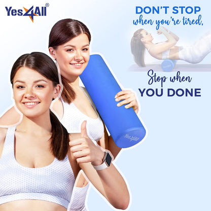 EVA Firm Foam Roller for Back - Round Back Roller for Exercise, Yoga & Pilates 12/18/24/36 inch