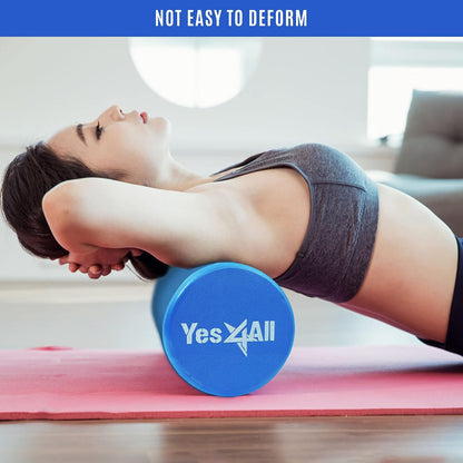 EVA Firm Foam Roller for Back - Round Back Roller for Exercise, Yoga & Pilates 12/18/24/36 inch