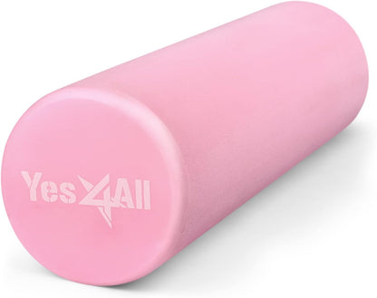 EVA Firm Foam Roller for Back - Round Back Roller for Exercise, Yoga & Pilates 12/18/24/36 inch
