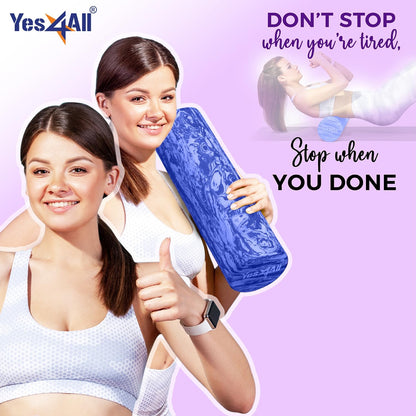 EVA Firm Foam Roller for Back - Round Back Roller for Exercise, Yoga & Pilates 12/18/24/36 inch