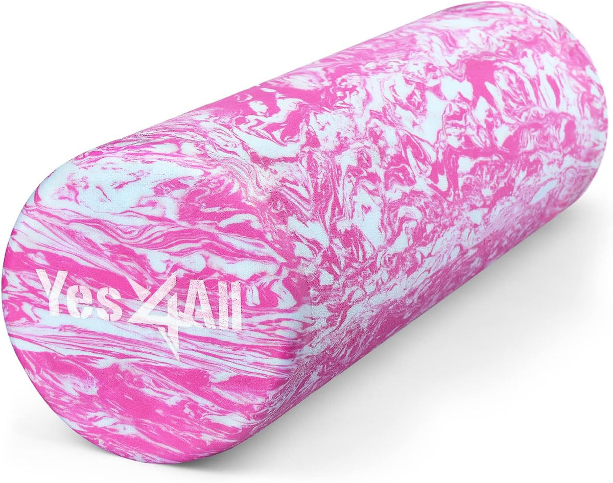 EVA Firm Foam Roller for Back - Round Back Roller for Exercise, Yoga & Pilates 12/18/24/36 inch