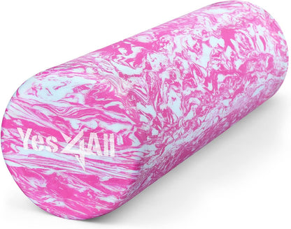 EVA Firm Foam Roller for Back - Round Back Roller for Exercise, Yoga & Pilates 12/18/24/36 inch