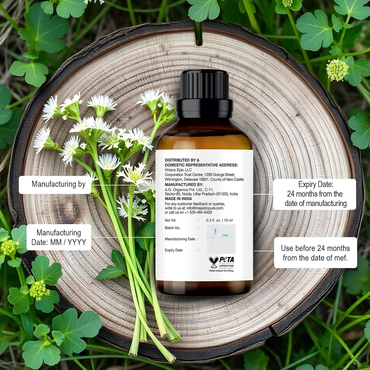 Majestic Pure Lavender Essential Oil for Diffuser - 4 Fl Oz