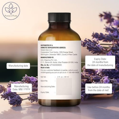 Majestic Pure Lavender Essential Oil for Diffuser - 4 Fl Oz