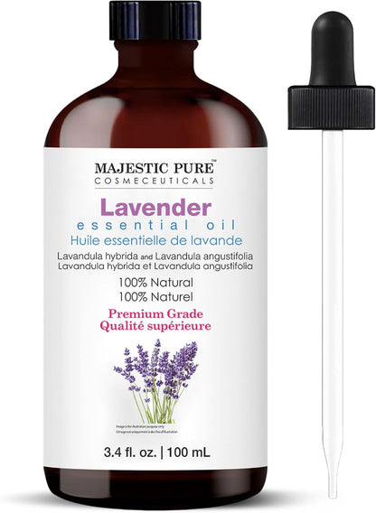Majestic Pure Lavender Essential Oil for Diffuser - 4 Fl Oz