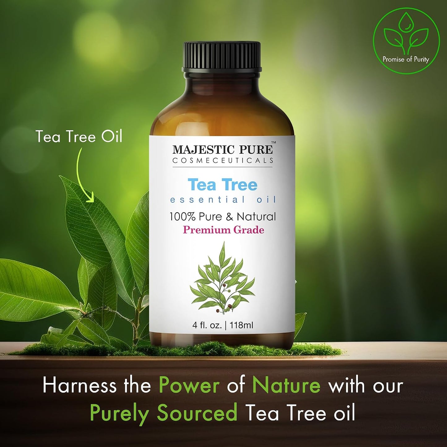 Majestic Pure Lavender Essential Oil for Diffuser - 4 Fl Oz