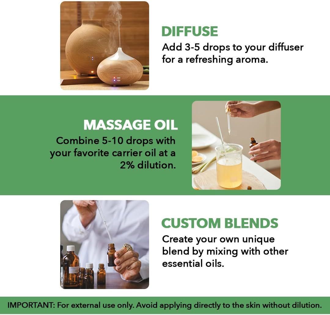 Majestic Pure Lavender Essential Oil for Diffuser - 4 Fl Oz