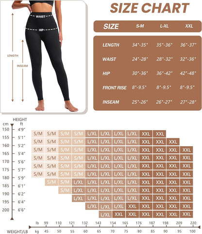 Creamlush 4 Pack Leggings for Women-High Waisted Ultra Soft Stretchy Yoga Lounge Pants