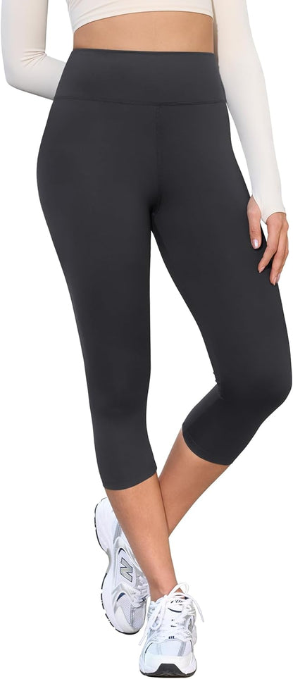 Creamlush 4 Pack Leggings for Women-High Waisted Ultra Soft Stretchy Yoga Lounge Pants