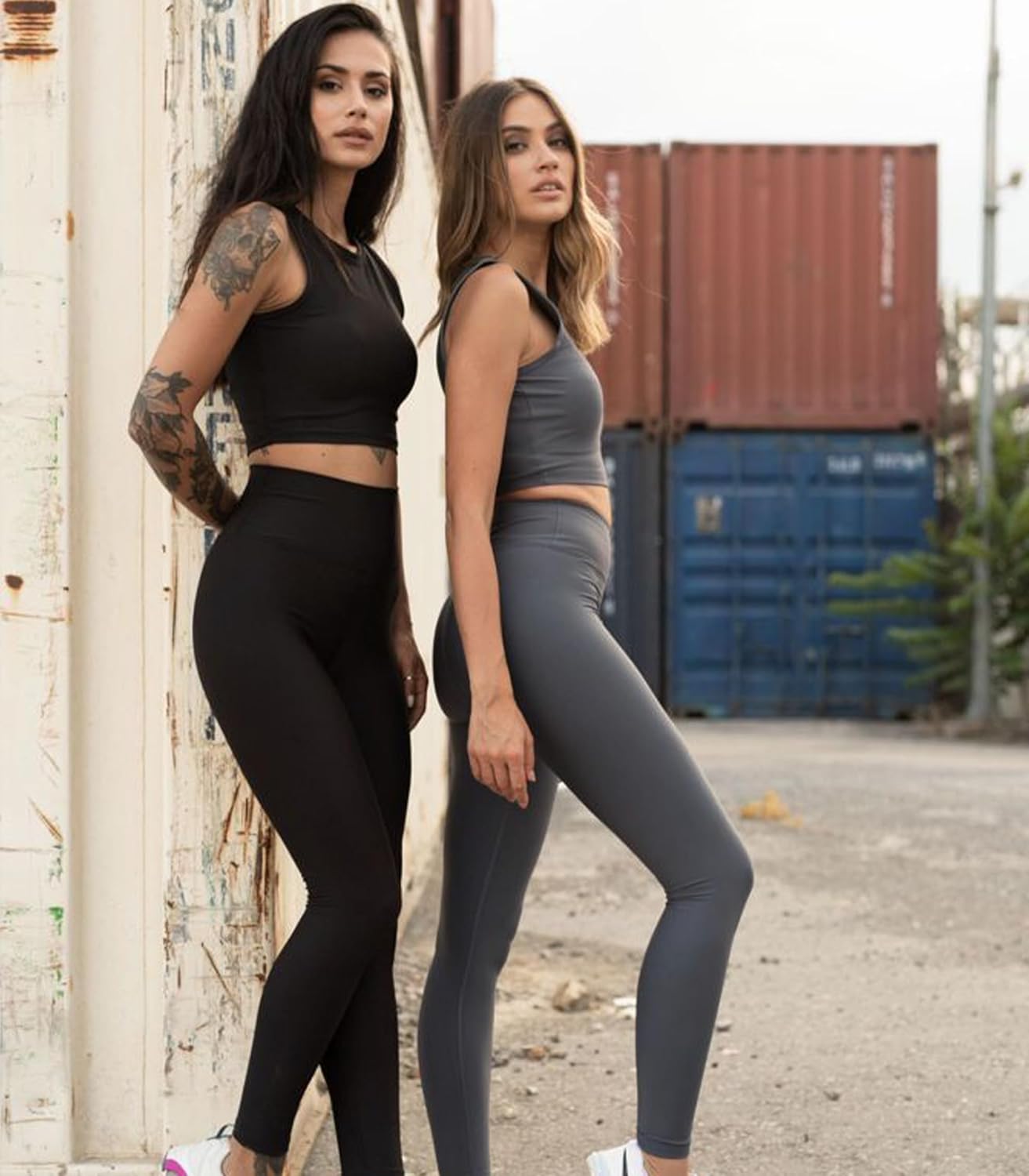 Creamlush 4 Pack Leggings for Women-High Waisted Ultra Soft Stretchy Yoga Lounge Pants