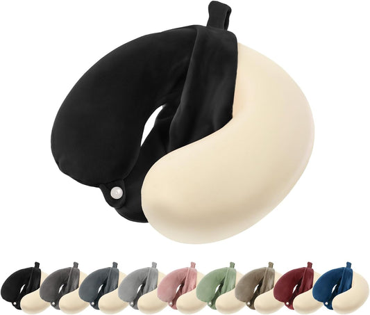 Travel Neck Pillow Cover, U Shaped Neck Pillow Case, Green