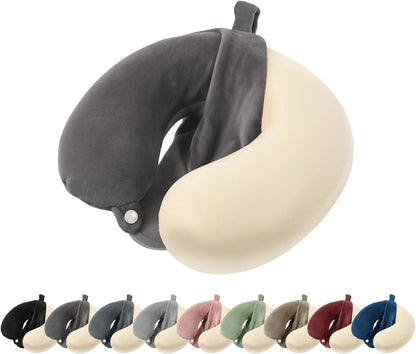 Travel Neck Pillow Cover, U Shaped Neck Pillow Case, Green
