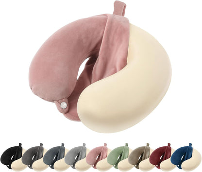 Travel Neck Pillow Cover, U Shaped Neck Pillow Case, Green