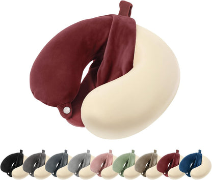 Travel Neck Pillow Cover, U Shaped Neck Pillow Case, Green
