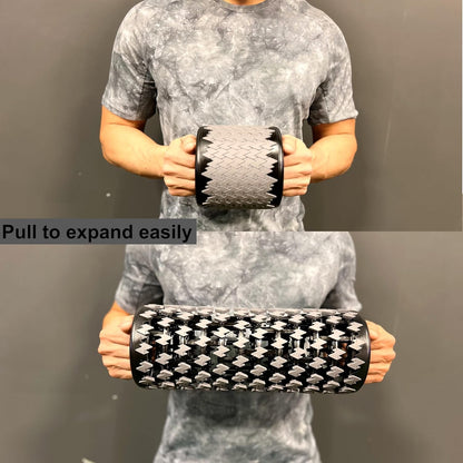 Collapsible Foam Roller for Exercise and Recovery (13 Inches), Easily Portable at 5.5 inches (Blue)